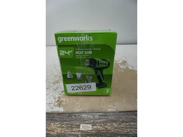 Greenworks g24hg accu heteluchtpistool met 24v batterij en 24v acculader - afbeelding 4 van  4