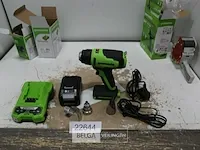 Greenworks g24hg accu heteluchtpistool met 24v batterij en 24v acculader - afbeelding 1 van  3