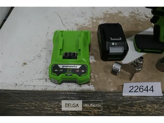 Greenworks g24hg accu heteluchtpistool met 24v batterij en 24v acculader - afbeelding 3 van  3