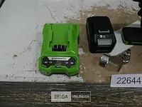 Greenworks g24hg accu heteluchtpistool met 24v batterij en 24v acculader - afbeelding 3 van  3