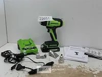 Greenworks g24hg accu heteluchtpistool met 24v batterij en 24v acculader - afbeelding 1 van  5