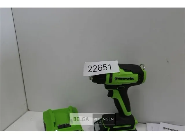 Greenworks g24hg accu heteluchtpistool met 24v batterij en 24v acculader - afbeelding 3 van  5