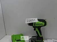 Greenworks g24hg accu heteluchtpistool met 24v batterij en 24v acculader - afbeelding 3 van  5