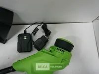 Greenworks g24lt25k2 accu grastrimmer met 24v batterij en 24v acculader - afbeelding 2 van  2