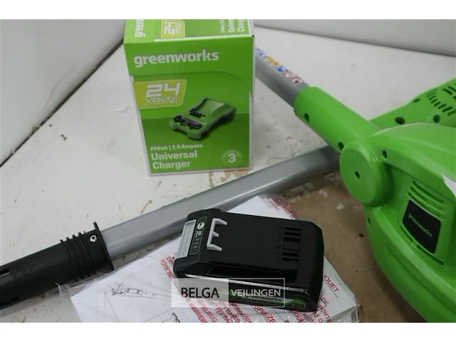 Greenworks g24pshk2 accu paalheggenschaar incl. 1x 24 volt 2.0ah accu en lader - afbeelding 2 van  7