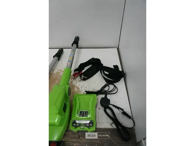 Greenworks g24pshk2 accu paalheggenschaar met 24v batterij en 24v acculader - afbeelding 4 van  6