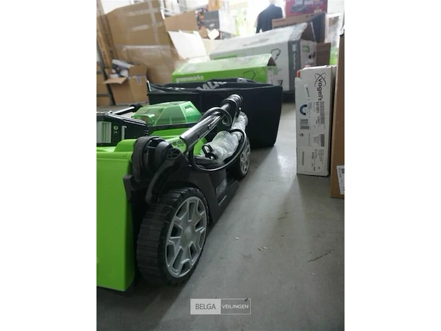 Greenworks g24x2lm36k2x draadloze accu grasmaaier incl. 2x 24 volt 2.0ah accu en lader - afbeelding 5 van  6
