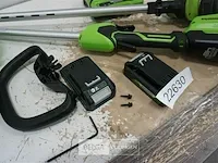 Greenworks g24x2ltk2x 48v accu grastrimmer met 2x 24v batterij en 24v acculader - afbeelding 4 van  4