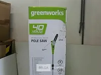 Greenworks g40psfk2 accu hoogsnoeier met 40v batterij en 40v acculader - afbeelding 2 van  10