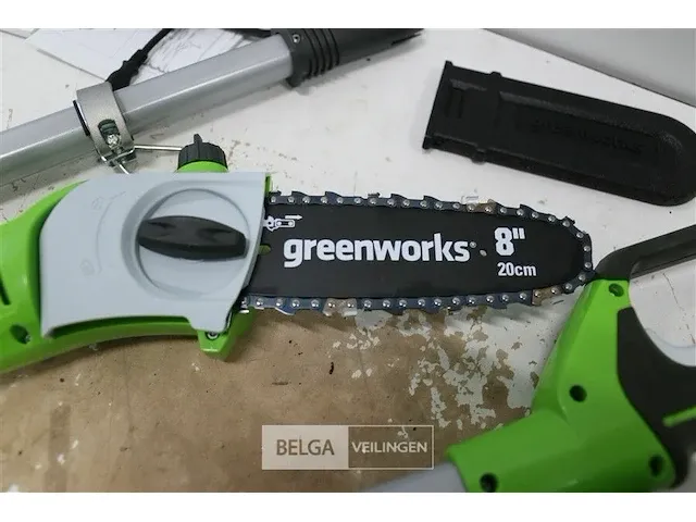 Greenworks g40psfk2 accu hoogsnoeier met 40v batterij en 40v acculader - afbeelding 4 van  10
