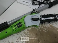 Greenworks g40psfk2 accu hoogsnoeier met 40v batterij en 40v acculader - afbeelding 8 van  10