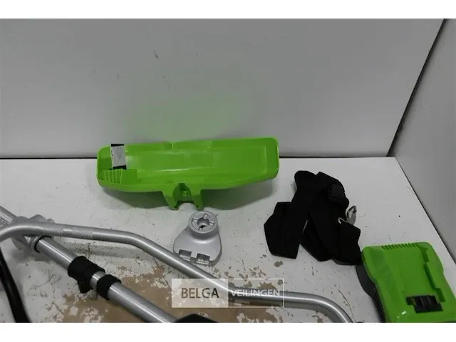 Greenworks gd24x2bcbk4x accu bosmaaier met 2x 24v batterij en 24v acculader - afbeelding 5 van  6