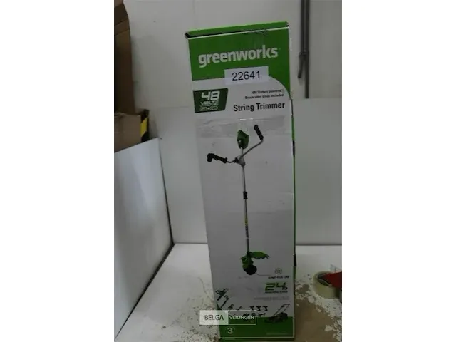 Greenworks gd24x2bcbk4x accu bosmaaier met 2x 24v batterij en 24v acculader - afbeelding 6 van  6