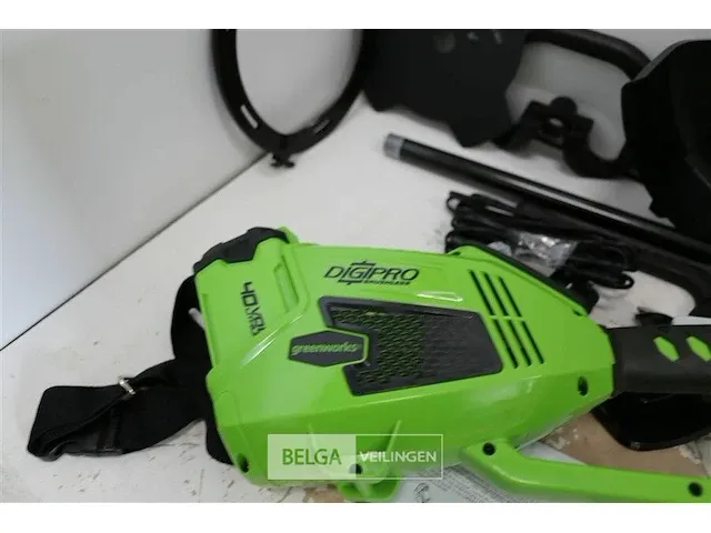 Greenworks gd40bck2x accu bosmaaier met 2x 40v batterij en 40v acculader - afbeelding 3 van  13