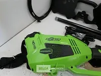 Greenworks gd40bck2x accu bosmaaier met 2x 40v batterij en 40v acculader - afbeelding 3 van  13