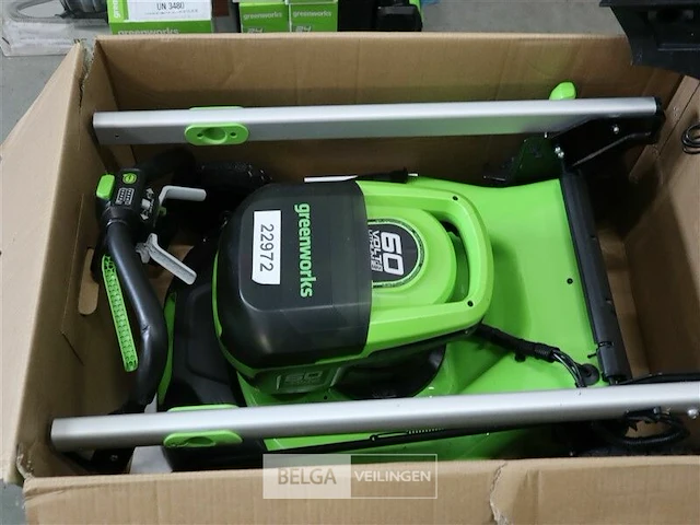 Greenworks gd60lm51sp 60v digipro accu grasmaaier incl 1x 60 volt accu en lader - afbeelding 1 van  4