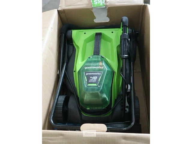 Greenworks gwgd24x2lmst36k2x 48v grasmaaier en 24v grastrimmer incl 2x 24 volt 2.0ah accu en lader - afbeelding 1 van  9