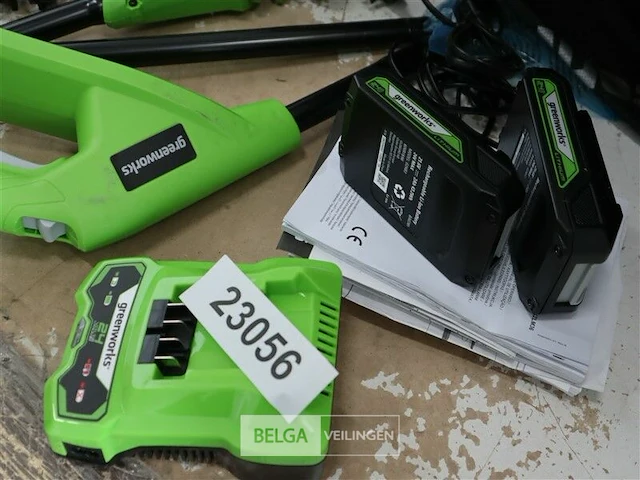 Greenworks gwgd24x2lmst36k2x 48v grasmaaier en 24v grastrimmer incl 2x 24 volt 2.0ah accu en lader - afbeelding 6 van  9