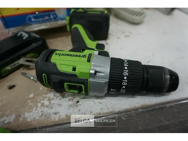 Greenworks impact driver accu slagmoersleutel met 24v batterij en 24v acculader - afbeelding 2 van  3