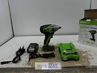Greenworks impact driver accu slagmoersleutel met 24v batterij en 24v acculader - afbeelding 1 van  1