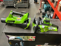 Greenworks kettingzaag en bladblazer - afbeelding 1 van  8