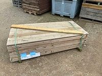 Grenen geïmpregneerde eind groef planken 3,2x12,5x180 eind groef planken (77x) - afbeelding 1 van  4