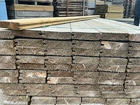 Grenen geïmpregneerde eind groef planken 3,2x12,5x180 eind groef planken (77x) - afbeelding 3 van  4