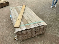 Grenen geïmpregneerde eind groef planken 3,2x12,5x180 eind groef planken (77x) - afbeelding 4 van  4