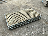 Grenen geïmpregneerde houten tuindeuren 5 stuks 100 x 180 houten tuin deur (5x) - afbeelding 5 van  5
