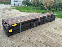 Grenen geïmpregneerde tand en groef planken 28x140x450 - garden board (91x) - afbeelding 1 van  4