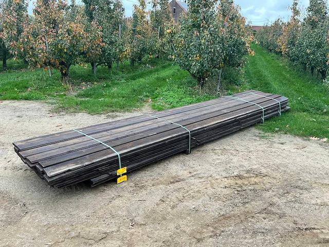 Grenen geïmpregneerde tand en groef planken 28x140x500 tuinplank (54x) - afbeelding 1 van  3