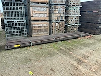 Grenen geïmpregneerde tand en groef planken 28x140x550 tuinplank (35x) - afbeelding 2 van  4