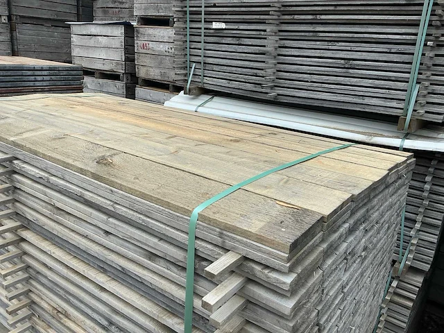 Grenen geïmpregneerde tuin planken 1,5x14x180 tuin planken (252x) - afbeelding 3 van  3