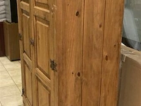 Grenen houten wijnkast - afbeelding 3 van  4