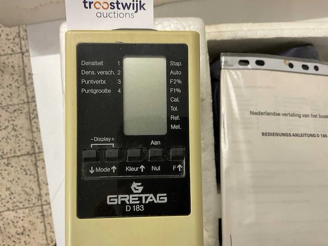Gretrag d183 inkt diktemeter - afbeelding 3 van  6