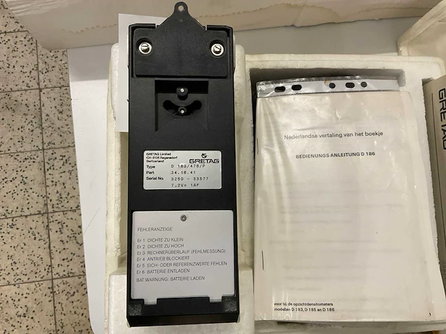 Gretrag d183 inkt diktemeter - afbeelding 4 van  6