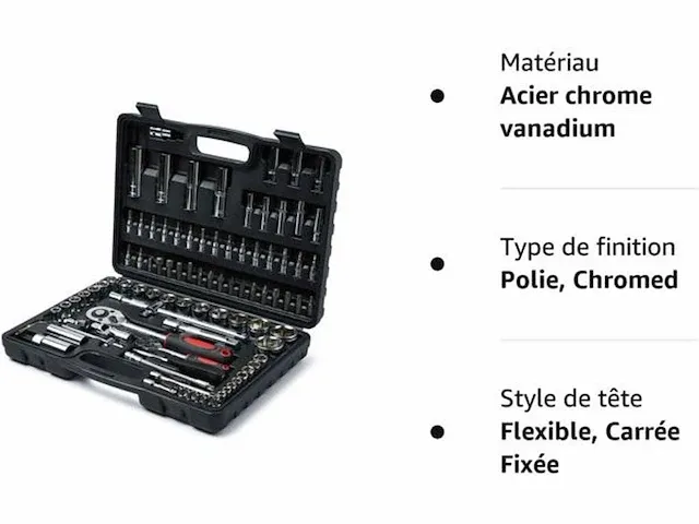 Gricol tool kit box 94 stuks socket box - afbeelding 2 van  8