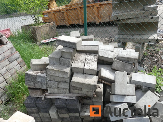 Grijze en gele cementklinkers - afbeelding 2 van  4