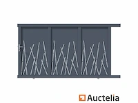 Grijze schuifpoort aluminium caminia 180 x 300 (winkelwaarde: 2.799 €) - afbeelding 3 van  8