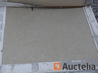 Grijze structuurtegel 75 x 75