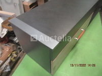 Grijze tv-standaard /140x 35x 37cm hoog - afbeelding 4 van  5