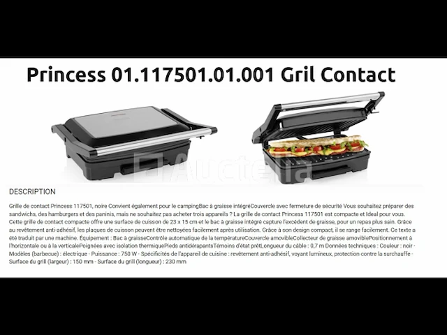 Grill princess 01.117501.01.001 - afbeelding 1 van  1
