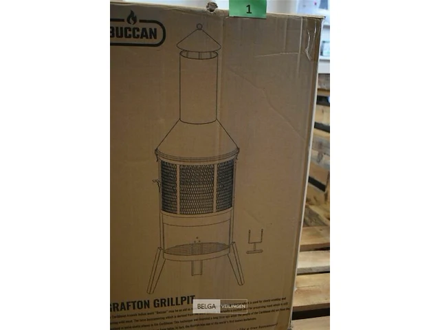 Grillpit bbq buccan zwart - afbeelding 7 van  8