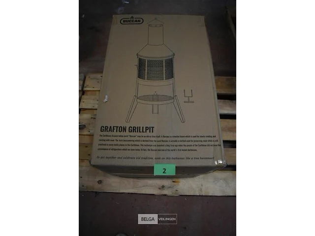 Grillpit bbq buccan zwart - afbeelding 2 van  7