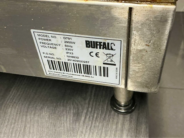 Grillplaat buffalo en microgolf g791 grill- en bakplaat - afbeelding 3 van  4