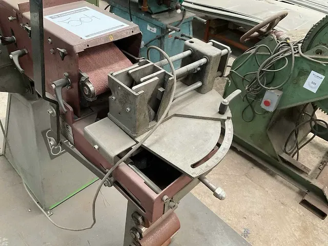 Grit gu 150 2h + gu rm stationaire bandschuurmachine voor buizen - afbeelding 7 van  9
