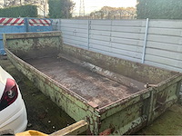 Groene lage container afzet afvalcontainer - afbeelding 2 van  2