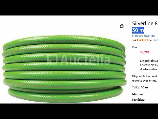 Groene tuinslang versterkt pvc 30 m - afbeelding 1 van  2