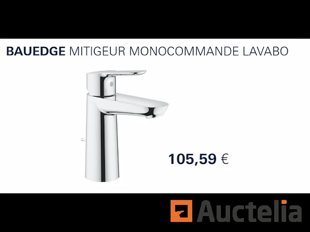 Grohe bauedge eengreeps wastafelmengkraan - afbeelding 1 van  3