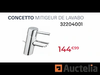 Grohe concetto 32204001 wastafelmengkraan - afbeelding 1 van  2
